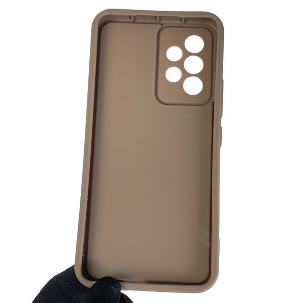 Чехол силиконовый Soft Touch с 3D принтом милый мишка для Samsung Galaxy A53 5G (SM-A536E) коричневый (Полная защита камеры) 0044806 фото
