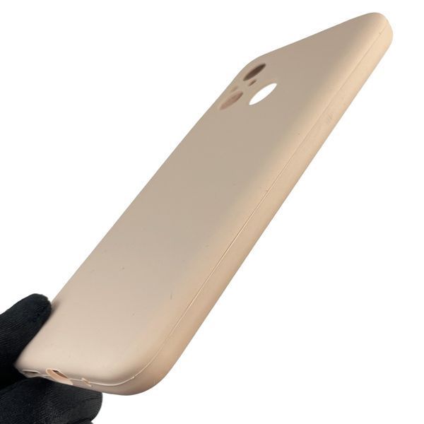 Чохол для Xiaomi Redmi 12C силіконовий з мікрофіброю нековзний на сяомі редмі 12с пудровий 0032584 фото