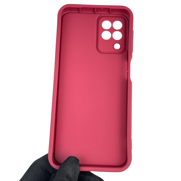Чохол силіконовий Soft Touch з 3D принтом для Samsung Galaxy M32 4G (SM-M325F) бордовий (Повний захист камери) 0040449 фото