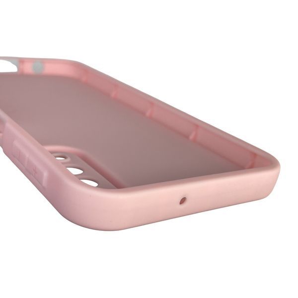 Чехол силиконовый оригинальный Soft Touch с 3D принтом смешного теда мишки для Samsung Galaxy A7 2018 (SM-A750) розовый (Полная защита камеры) 0048743 фото