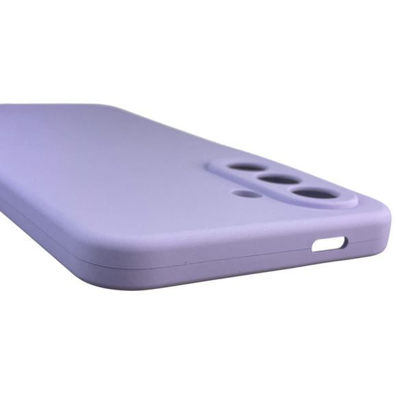 Чохол для Samsung Galaxy A36 5G (SM-A366U) силіконовий з мікрофіброю нековзний на самсунг а36 5г бузковий 0031968 фото