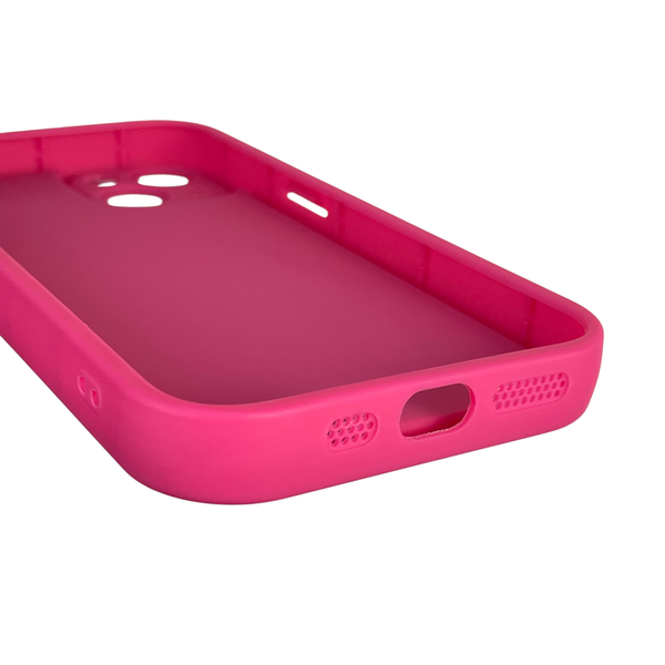Чохол силіконовий Soft Touch для Apple iPhone 13 малиновий (Повний захист камери) 0039359 фото