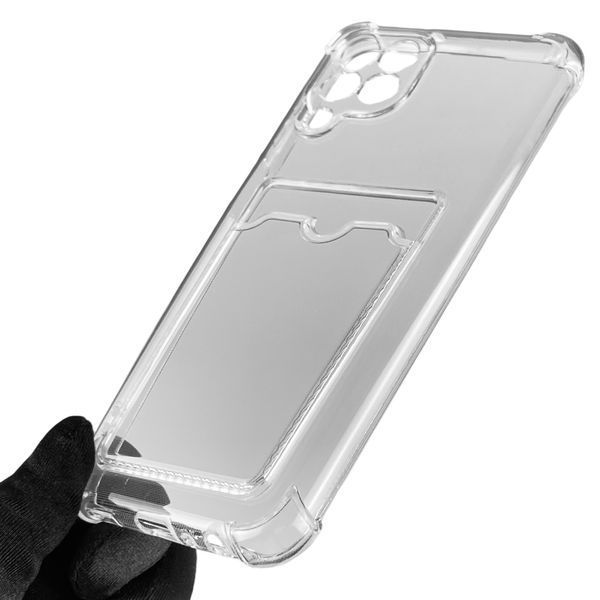 Чехол для Samsung Galaxy M33 5G SM-M336B с бронь углами с карманом для карточек k-pop самсунг м33 прозрачный 0000303 фото
