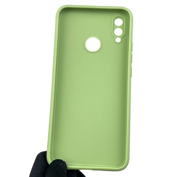 Чехол для Huawei P Smart Plus с квадратными гранями с защитой камеры на хуавей п смарт плюс фисташковый 0012342 фото
