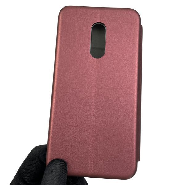 Чехол-книжка для Xiaomi Redmi Note 4 с подставкой на сяоми редми нот 4 бордовая 0002075 фото