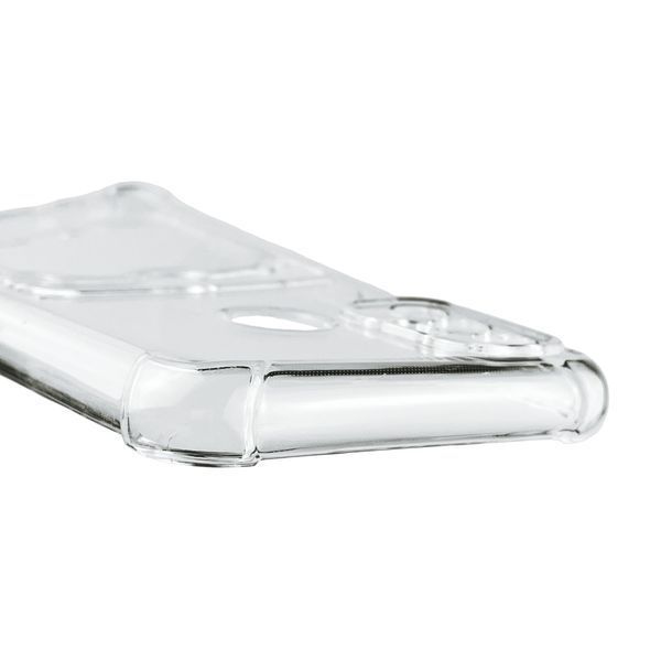 Чохол для Tecno Spark 7 Go (KF6m) з бронь кутами з кишенею для візиток карток k-pop на техно спарк 7 го прозорий 0013585 фото