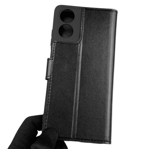 Чохол-книжка для Motorola Moto G04 (XT2421-2) із застібкою на магніті на моторола г04 чорна 0014041 фото