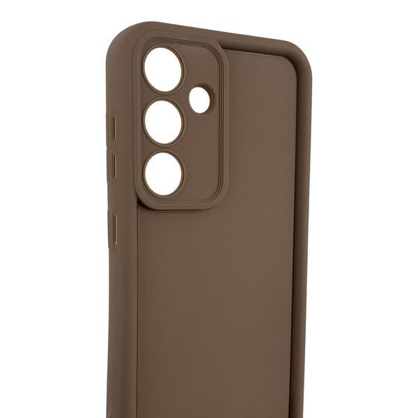 Чохол силіконовий Soft Touch для Samsung Galaxy S25 коричневий (Повний захист камери) 0054177 фото