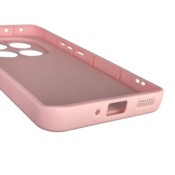 Чохол силіконовий оригінальний Soft Touch з 3D принтом злого кота для Xiaomi Poco X7 рожевий (Повний захист камери) 0046871 фото