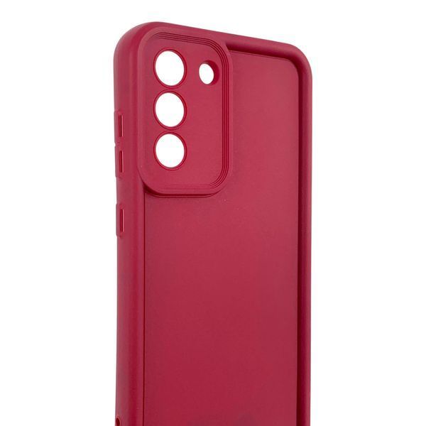 Чохол силіконовий Soft Touch для Samsung Galaxy S21 FE бордовий (Повний захист камери) 0054026 фото