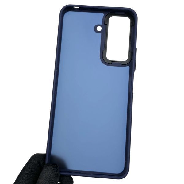Чохол для Xiaomi POCO C65 протиударний матовий з високими бортами на сяомі поко с65 синій 0001727 фото