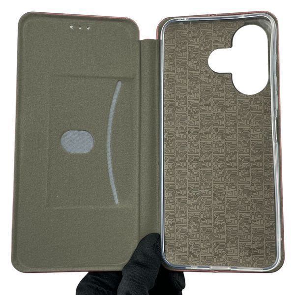 Чохол-книжка для Xiaomi Poco M6 з підставкою на сяомі поко м6 бордова 0012101 фото