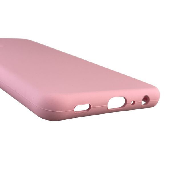 Чехол для Samsung Galaxy A72 (SM-A725F) силиконовый с микрофиброй нескользящий на самсунг а72 розовый 0032114 фото