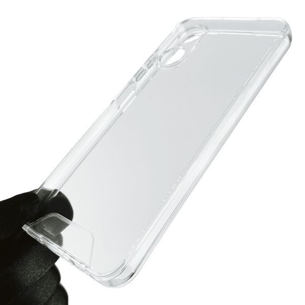 Чехол для OPPO A17k плотный с металлическими кнопками на оппо а17к прозрачный 0002295 фото