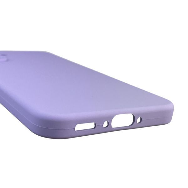 Чохол для Samsung Galaxy A36 5G (SM-A366U) силіконовий з мікрофіброю нековзний на самсунг а36 5г бузковий 0031968 фото