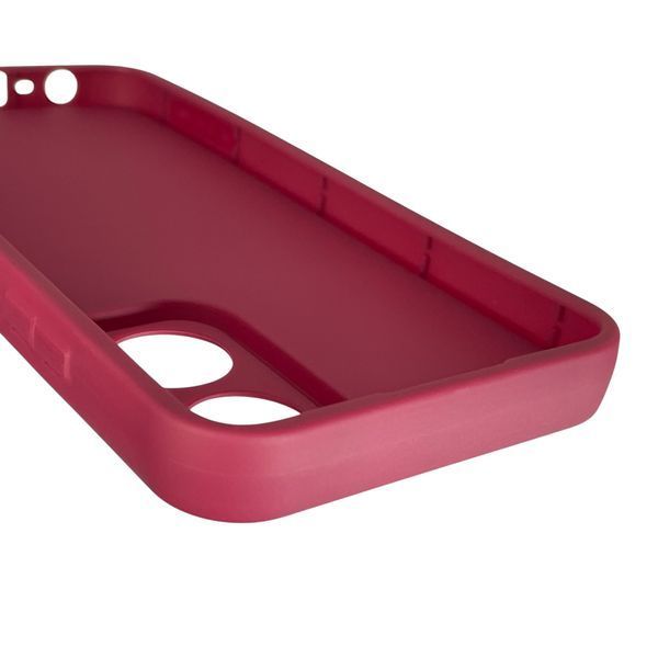 Чехол силиконовый Soft Touch с 3D принтом злой котик для OPPO A78 4G бордовый (Полная защита камеры) 0047194 фото