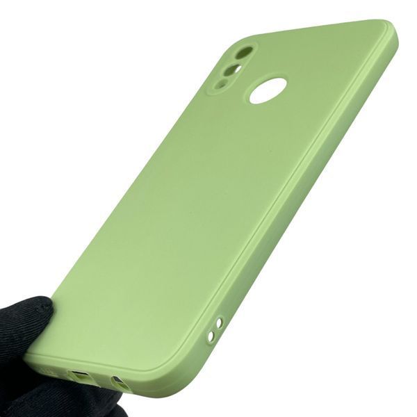 Чехол для Huawei P Smart Plus с квадратными гранями с защитой камеры на хуавей п смарт плюс фисташковый 0012342 фото