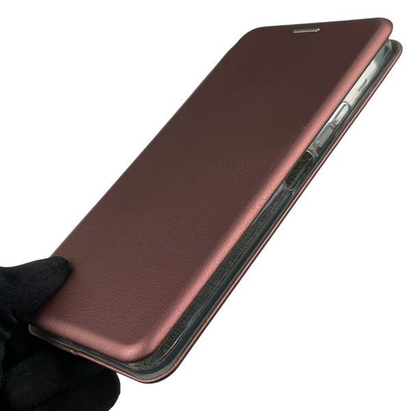 Чохол-книжка для Xiaomi Poco M6 з підставкою на сяомі поко м6 бордова 0012101 фото