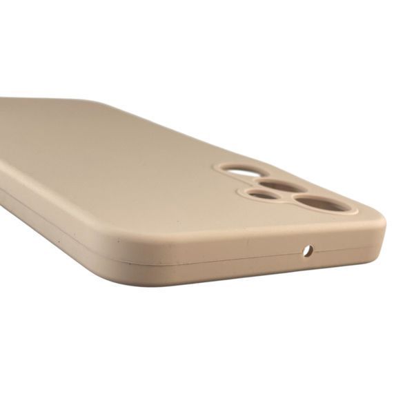 Чехол для Samsung Galaxy A16 (SM-A165) силиконовый с микрофиброй нескользящий на самсунг а16 пудровый 0031846 фото
