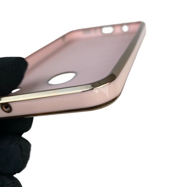 Чохол для Samsung Galaxy M21 (SM-M215F) з кільцем MagSafe із золотою окантовкою на самсунг м21 пудровий gs1 0022435 фото