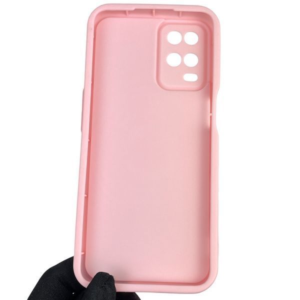 Чехол силиконовый оригинальный Soft Touch с 3D принтом злой котик для Oppo A54 4G розовый (Полная защита камеры) 0046269 фото