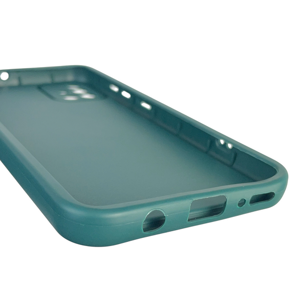 Чохол силіконовий Soft Touch з 3D принтом Майнкрафт для Samsung Galaxy A51 (SM-A515F) темно-зелений (Повний захист камери) 0041291 фото