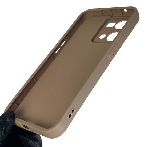 Чехол силиконовый Soft Touch для Oppo Reno 7 коричневый (Полная защита камеры) 0044288 фото