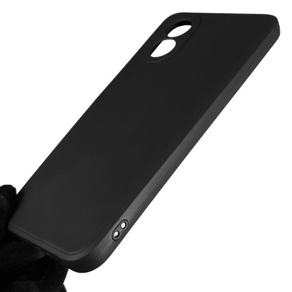 Чохол для OPPO A18 4G (CPH2591) із квадратними гранями із захистом камери на оппо а18 чорний 0002650 фото
