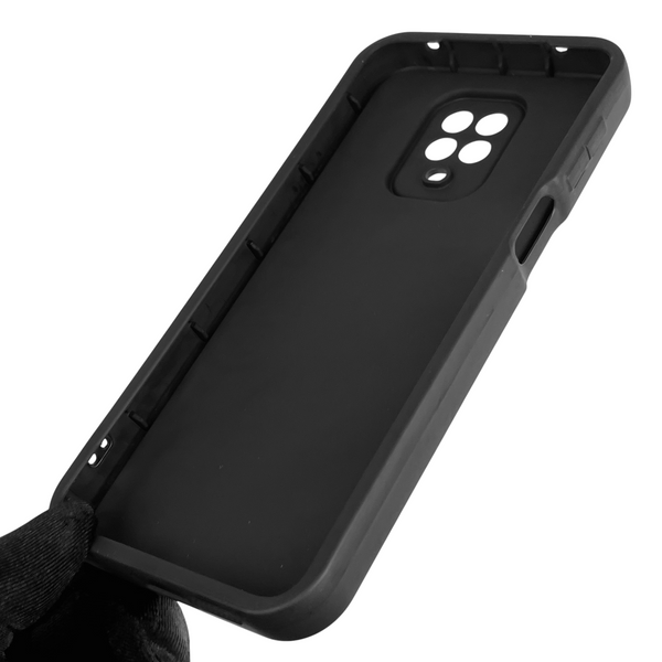 Чохол силіконовий Soft Touch з 3D принтом Майнкрафт для Xiaomi Redmi Note 9 Pro чорний (Повний захист камери) 0041691 фото