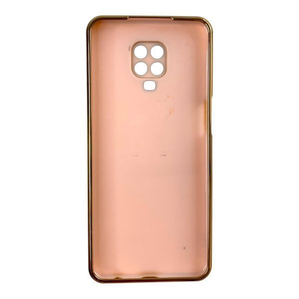 Чохол для Xiaomi Redmi Note 9 Pro з принтом золоті метелики глянцевий із захистом камери із золотою окантовкою 0059550 фото