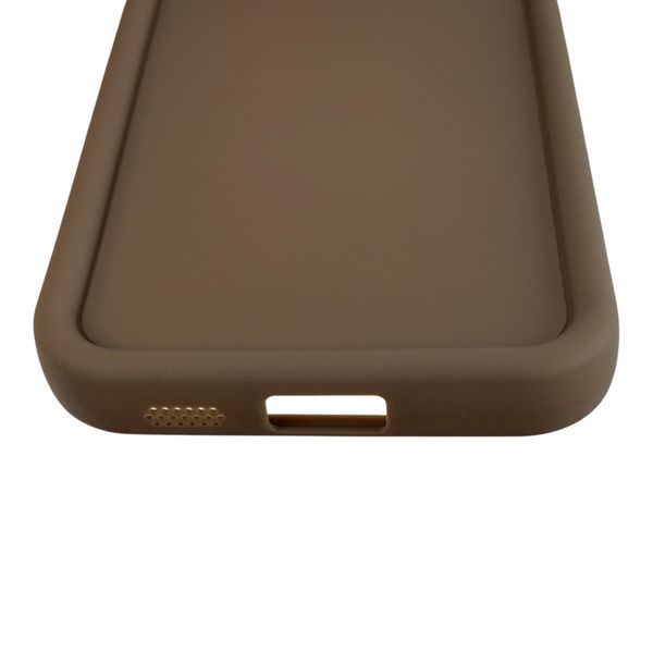 Чохол силіконовий Soft Touch для Samsung Galaxy S25 коричневий (Повний захист камери) 0054177 фото