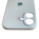 Чохол Silicone Case для Apple iPhone 16 ніжно-блакитний (soft touch, бортик камери) 0059990 фото 5
