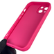 Чохол силіконовий Soft Touch для Apple iPhone 13 малиновий (Повний захист камери) 0039359 фото 4