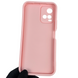 Чехол силиконовый оригинальный Soft Touch с 3D принтом милый мишка для Vivo Y21 розовый (Полная защита камеры) 0043578 фото 2