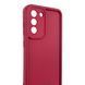 Чохол силіконовий Soft Touch для Samsung Galaxy S21 FE бордовий (Повний захист камери) 0054026 фото 3