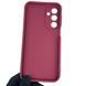 Чехол силиконовый Soft Touch с 3D принтом для Samsung Galaxy A16 5G (SM-A166) бордовый (Полная защита камеры) 0041909 фото 2