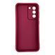 Чохол силіконовий Soft Touch для Samsung Galaxy S21 FE бордовий (Повний захист камери) 0054026 фото 2