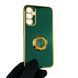Чехол для Samsung Galaxy A34 5G SM-A346E с кольцом-подставкой с золотой окантовкой самсунг а34 темно-зелёный gs1 0020629 фото 1
