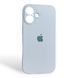 Чохол Silicone Case для Apple iPhone 16 ніжно-блакитний (soft touch, бортик камери) 0059990 фото 1