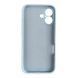 Чохол Silicone Case для Apple iPhone 16 ніжно-блакитний (soft touch, бортик камери) 0059990 фото 2