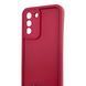 Чохол силіконовий Soft Touch для Samsung Galaxy S21 FE бордовий (Повний захист камери) 0054026 фото 4