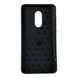 Чехол для телефона Xiaomi Redmi Note 4x карбоновый противоударный с высокими бортами черный 0052390 фото 2