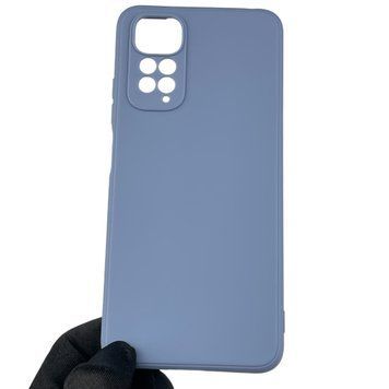 Чохол для Xiaomi Redmi Note 11 з квадратними гранями із захистом камери на сяомі редмі нот 11 блакитний 0012788 фото