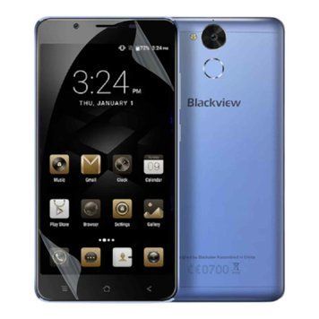 Плівка гідрогелева для Blackview P2 Lite МАТОВА протиударна на блеквью P2 лайт прозора 0004738 фото