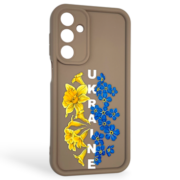 Чехол силиконовый Soft Touch с 3D принтом для Samsung Galaxy A16 (SM-A165) коричневый (Полная защита камеры) 0041910 фото
