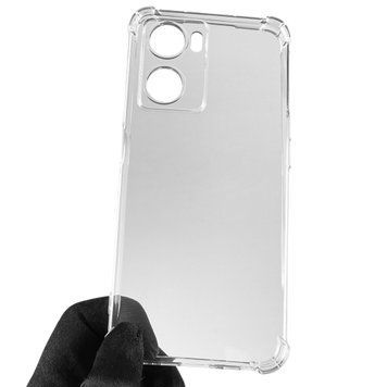 Чохол для OPPO A57s 4G з бронь кутами кути вище екрана протиударний на оппо а57с 4г прозорий 0000354 фото