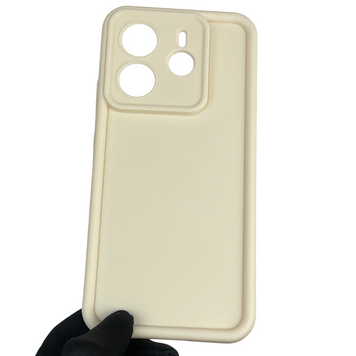 Чехол силиконовый Soft Touch для Xiaomi Redmi Note 14 4G EU молочный (Полная защита камеры) 0040024 фото