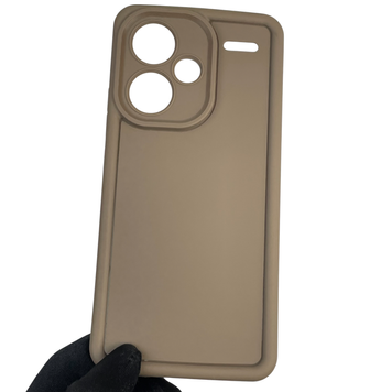 Чохол силіконовий Soft Touch для Xiaomi Redmi Note 13 Pro Plus 5G коричневий (Повний захист камери) 0040016 фото