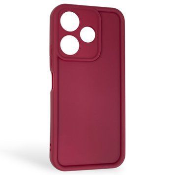 Чехол силиконовый Soft Touch для Xiaomi Redmi 13 4G бордовый (Полная защита камеры) 0039827 фото