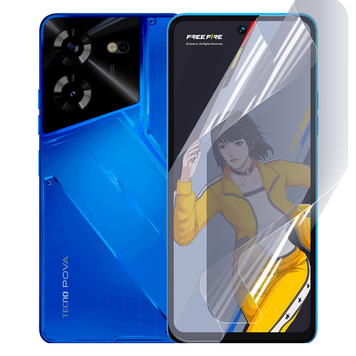 Плівка гідрогелева для Tecno Pova 5 X Free Fire глянцева протиударна на техно пова 5 х прозора 0035146 фото